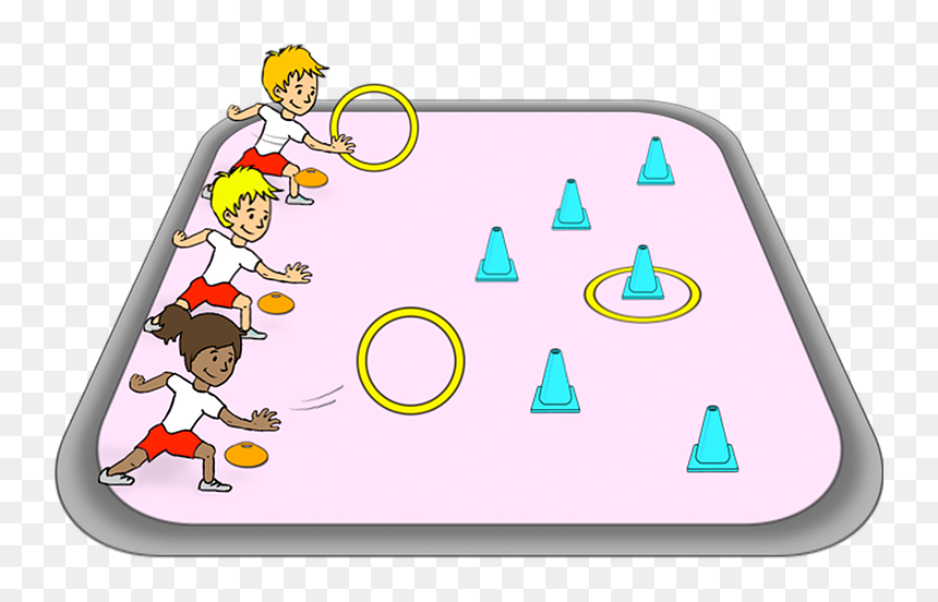 Pe Station Ideas, HD Png Download - hula hoop png