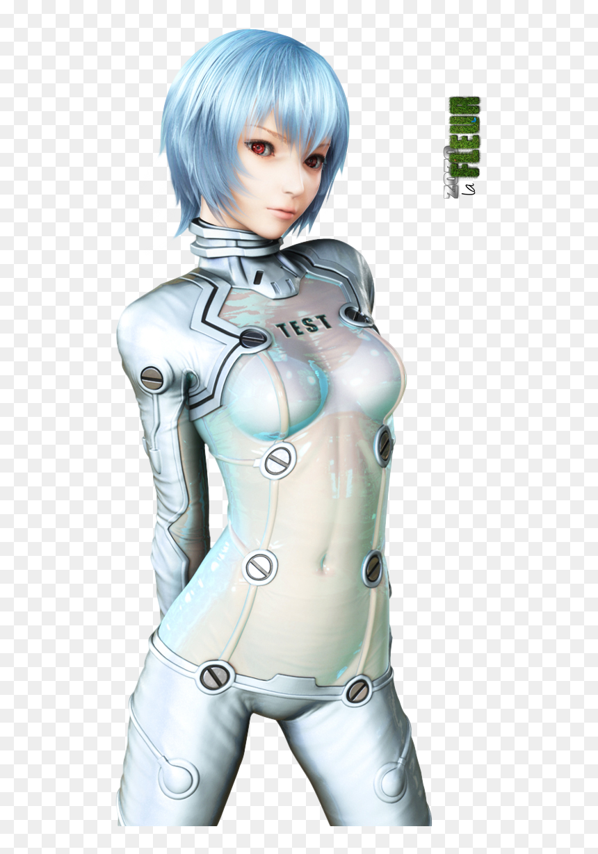 Rei Ayanami 3d Render, HD Png Download - rei ayanami png