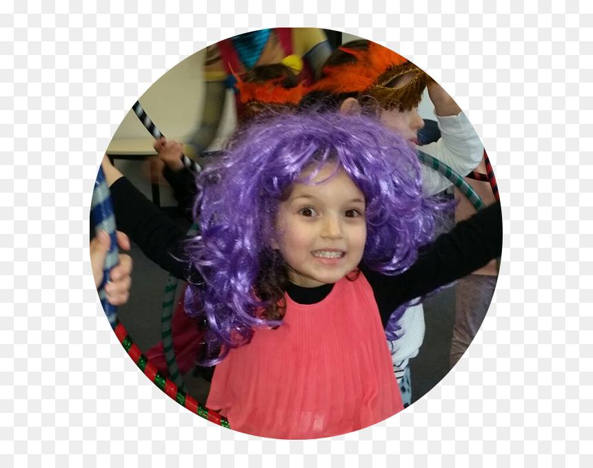 Hula Hoop Kid At Her Hula Hoop Kids Party For Her 5th - Child, HD Png Download - hula hoop png