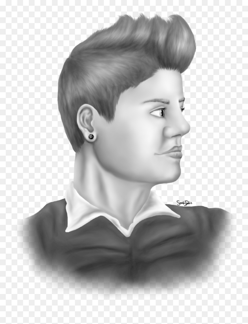 Justin Beiber Hair Png - Sketch, Transparent Png - justin bieber hair png