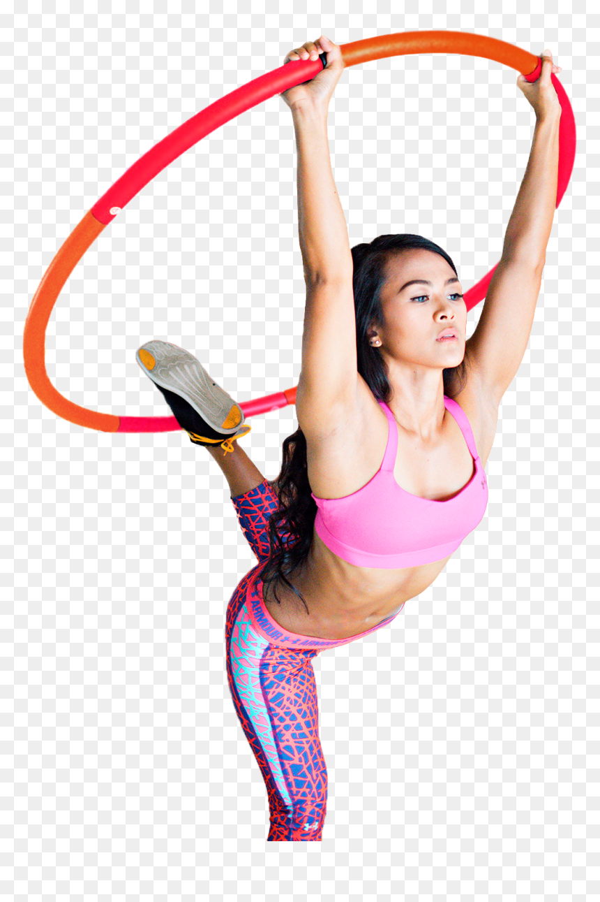 Fat Burning Fitness Hula Hoop - Gymnastics Hula Hoop, HD Png Download - hula hoop png
