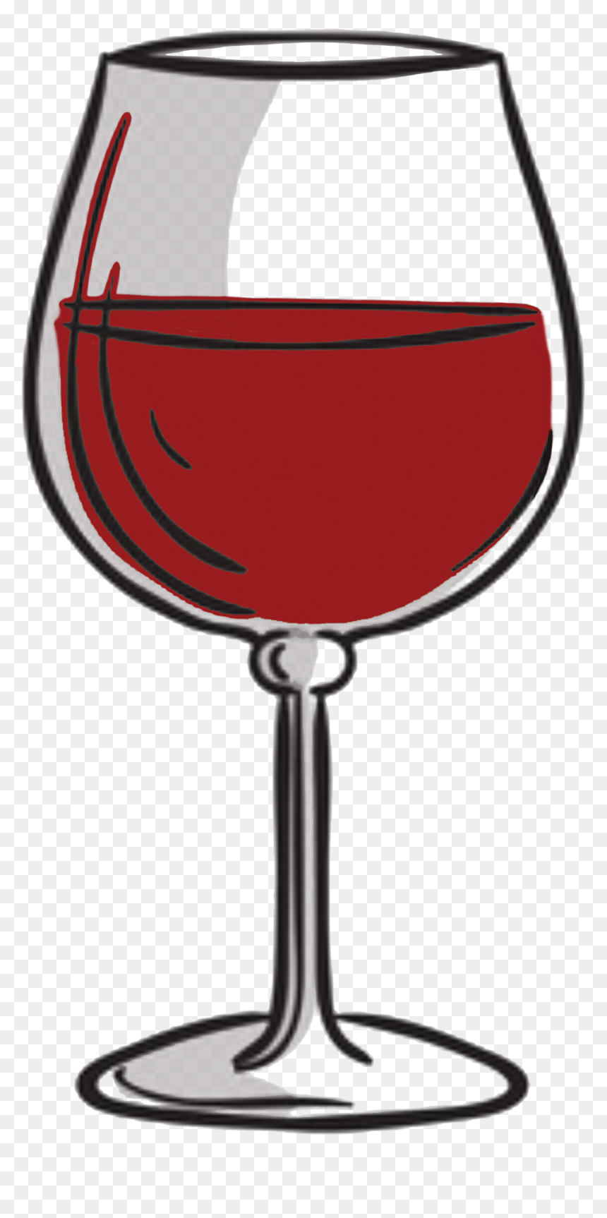 Wine Glass, HD Png Download - red wine png