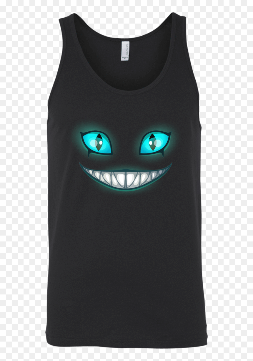 Alice"s Cheshire Cat - Active Tank, HD Png Download - cheshire cat smile png