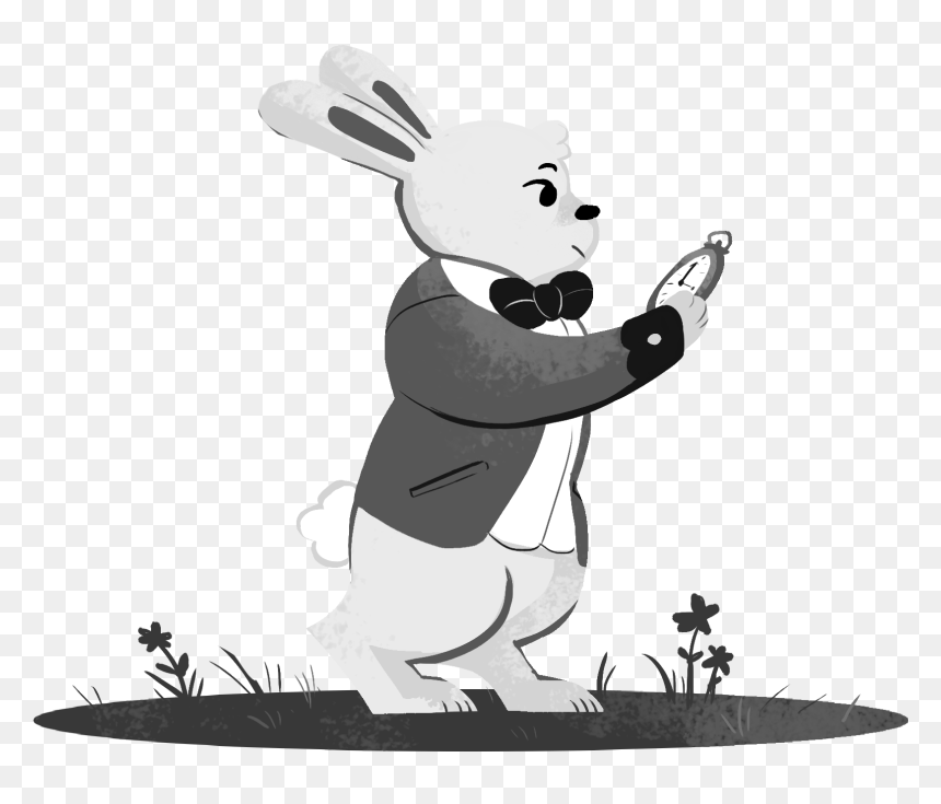 Cartoon, HD Png Download - white rabbit png