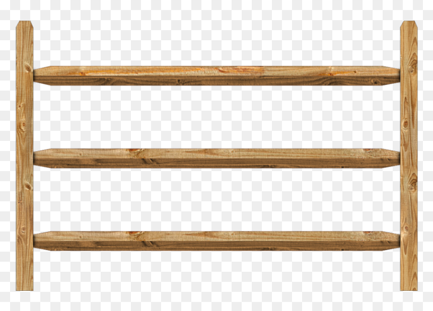 Wood Table Clipart - Split Rail Fence Png, Transparent Png - wooden fence png