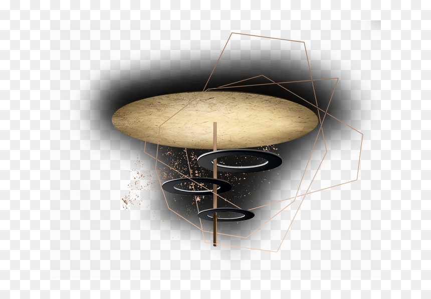 The Illusion Of Floating Circles - End Table, HD Png Download - hula hoop png