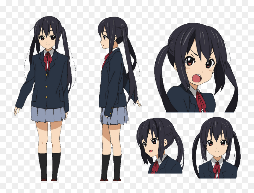 K On Concept Art , Png Download - Azusa Nakano, Transparent Png - k-on png