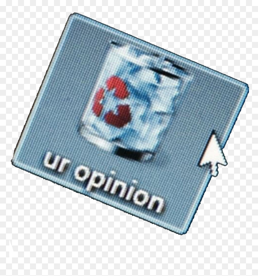 Your Opinion Is Trash Transparent, HD Png Download - vaporwave transparent png