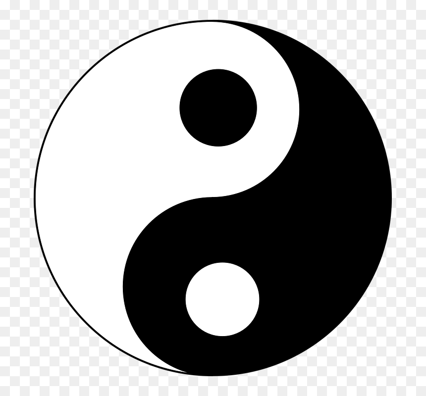 Yin Yang Clipart Png, Transparent Png - yin and yang png