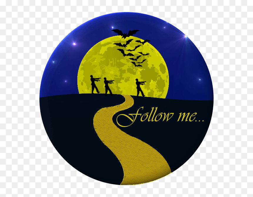 Followmezombies - Halloween Clip Art, HD Png Download - yellow brick road png