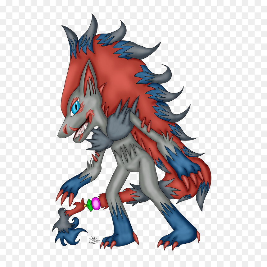 Zoroark Is My Second Favorite Pokémon, But It Doesn"t - Cartoon, HD Png Download - zoroark png