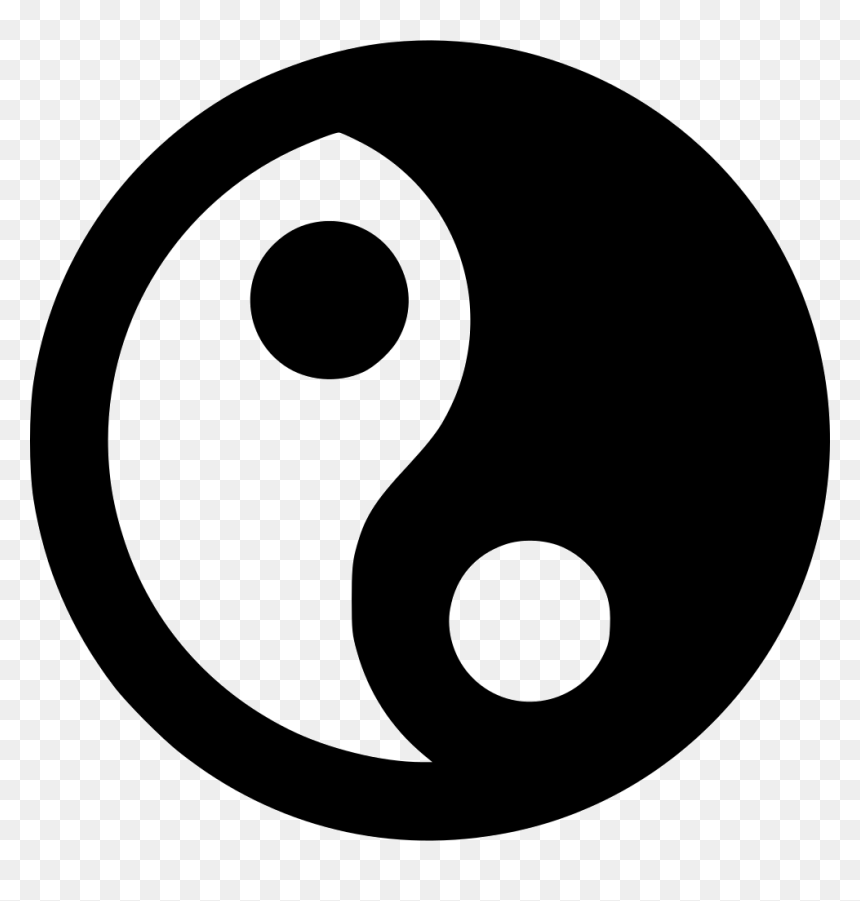 Yin Yang - Circle, HD Png Download - yin and yang png