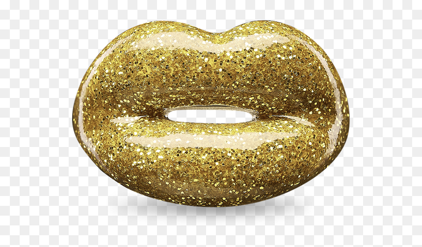 Ring, HD Png Download - gold lips png