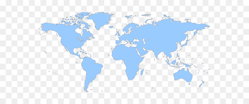 World Label Border Png Icons - Mobile Os Market Share Map, Transparent Png - ice border png