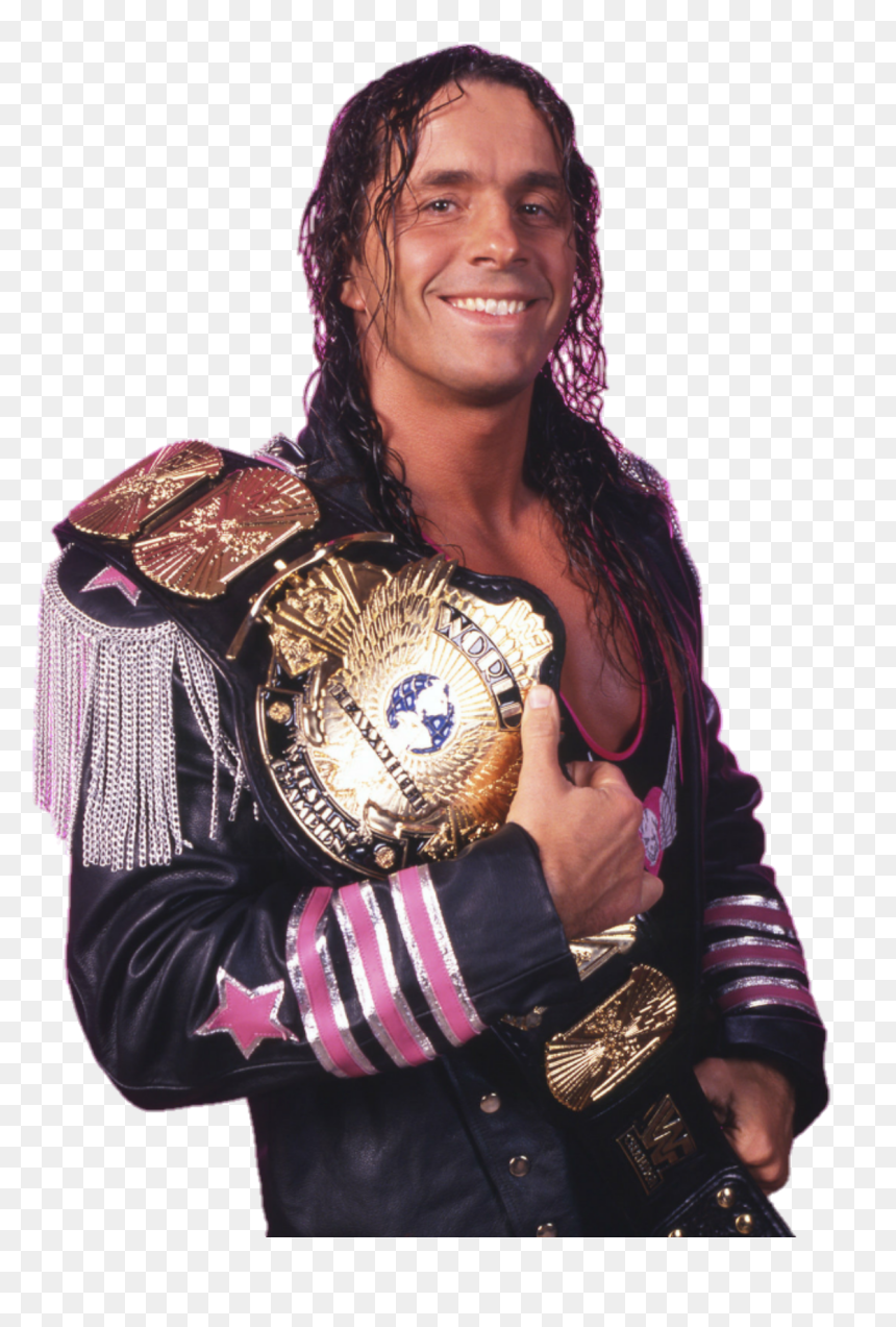 Image Id - - Trish Stratus Bret Hart, HD Png Download - bret hart png