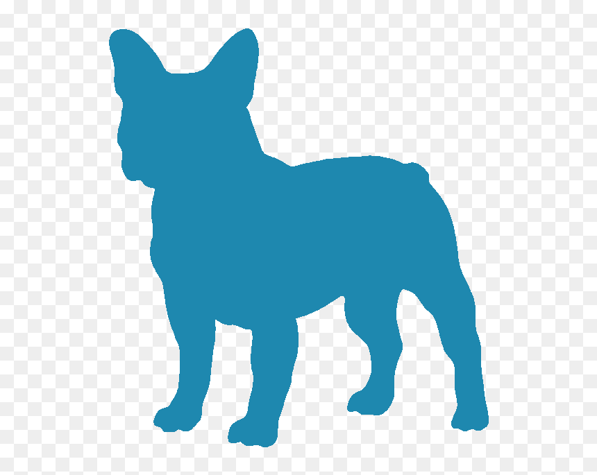 Transparent Pug Vector Png - French Bulldog Silhouette Png, Png Download - french bulldog png