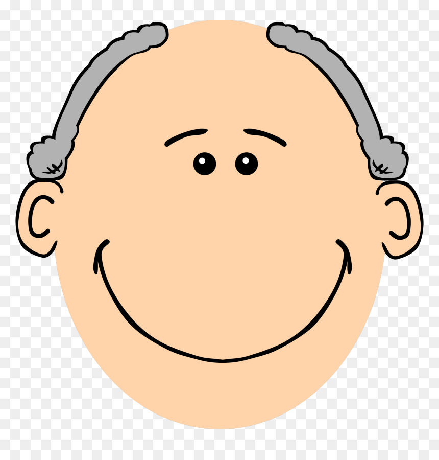 Grandpa Grey Clip Arts - Father Face Clipart, HD Png Download - grandpa png