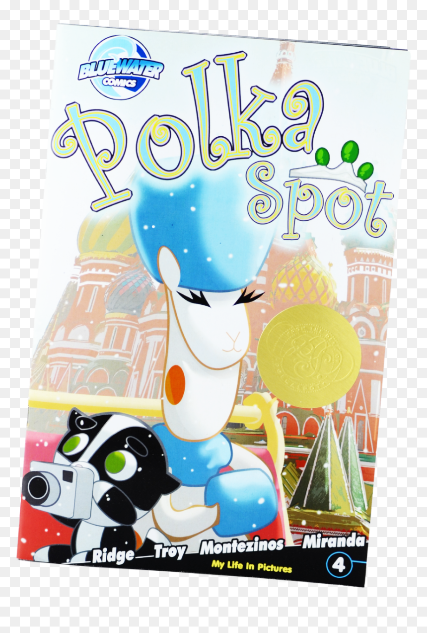 Polkaspot Comic Book - Cartoon, HD Png Download - cartoon book png