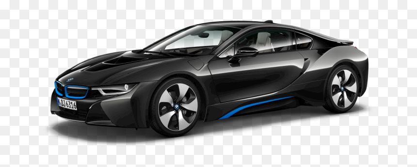 Bmw I8 2019 Black, HD Png Download - bmw i8 png