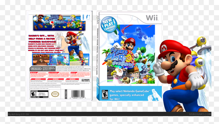 New Play Control - Wii, HD Png Download - mario sunshine png