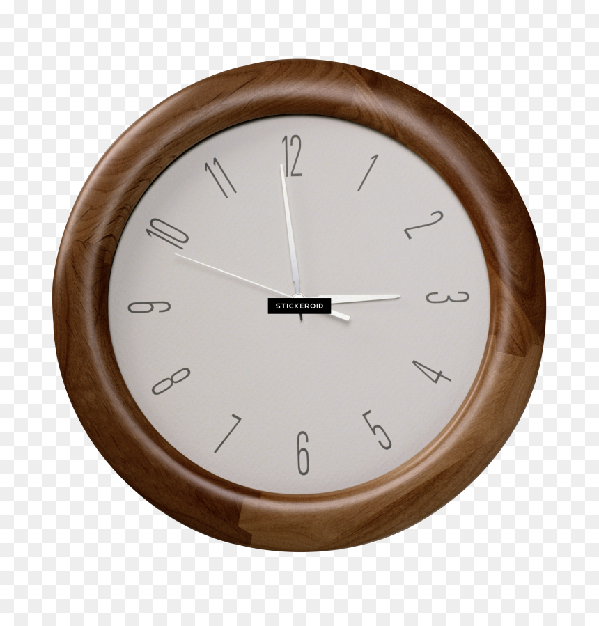Stopwatch In Hand Clock - Wall Clock, HD Png Download - clock hand png