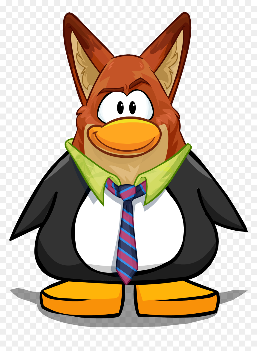 Nick Wilde Mask On A Player Card - Club Penguin, HD Png Download - nick wilde png