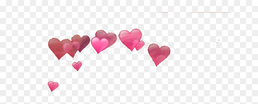 Photo Booth Hearts Png - Heart Around Head Png, Transparent Png - photobooth hearts png