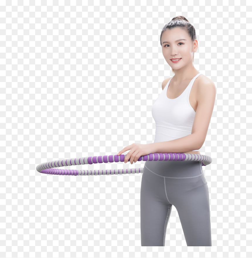 Hula Hoop Thin Waist Female Weight Loss Circle Adult - Hula Hoop, HD Png Download - hula hoop png
