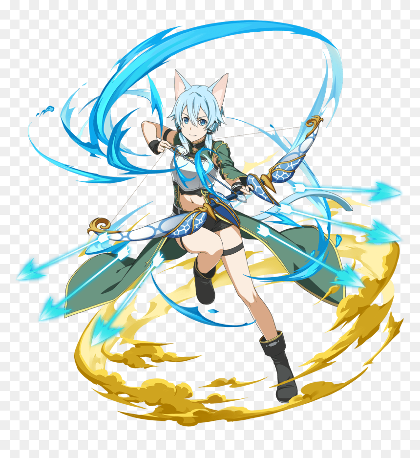 World Linking Arrow Sinon, HD Png Download - sinon png