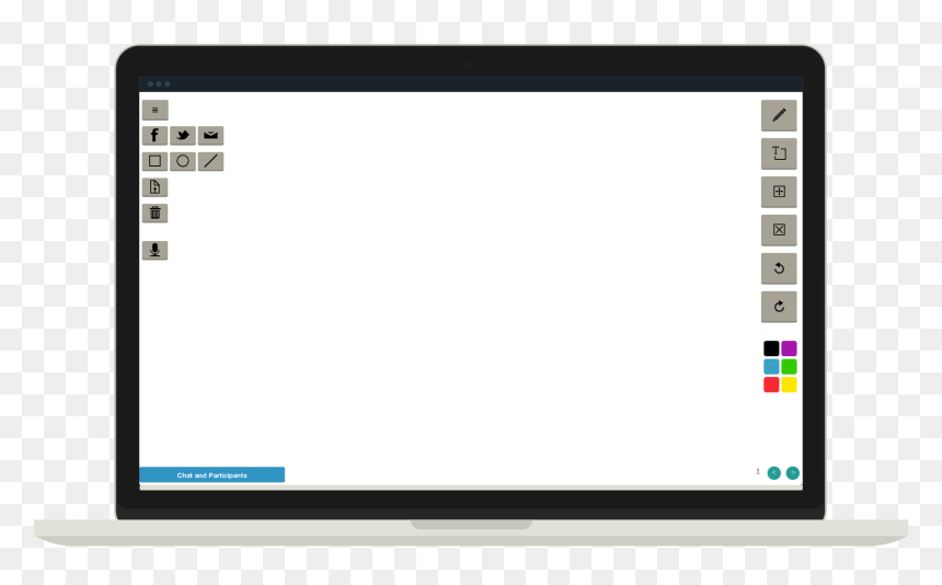 Online White Board, HD Png Download - whiteboard png