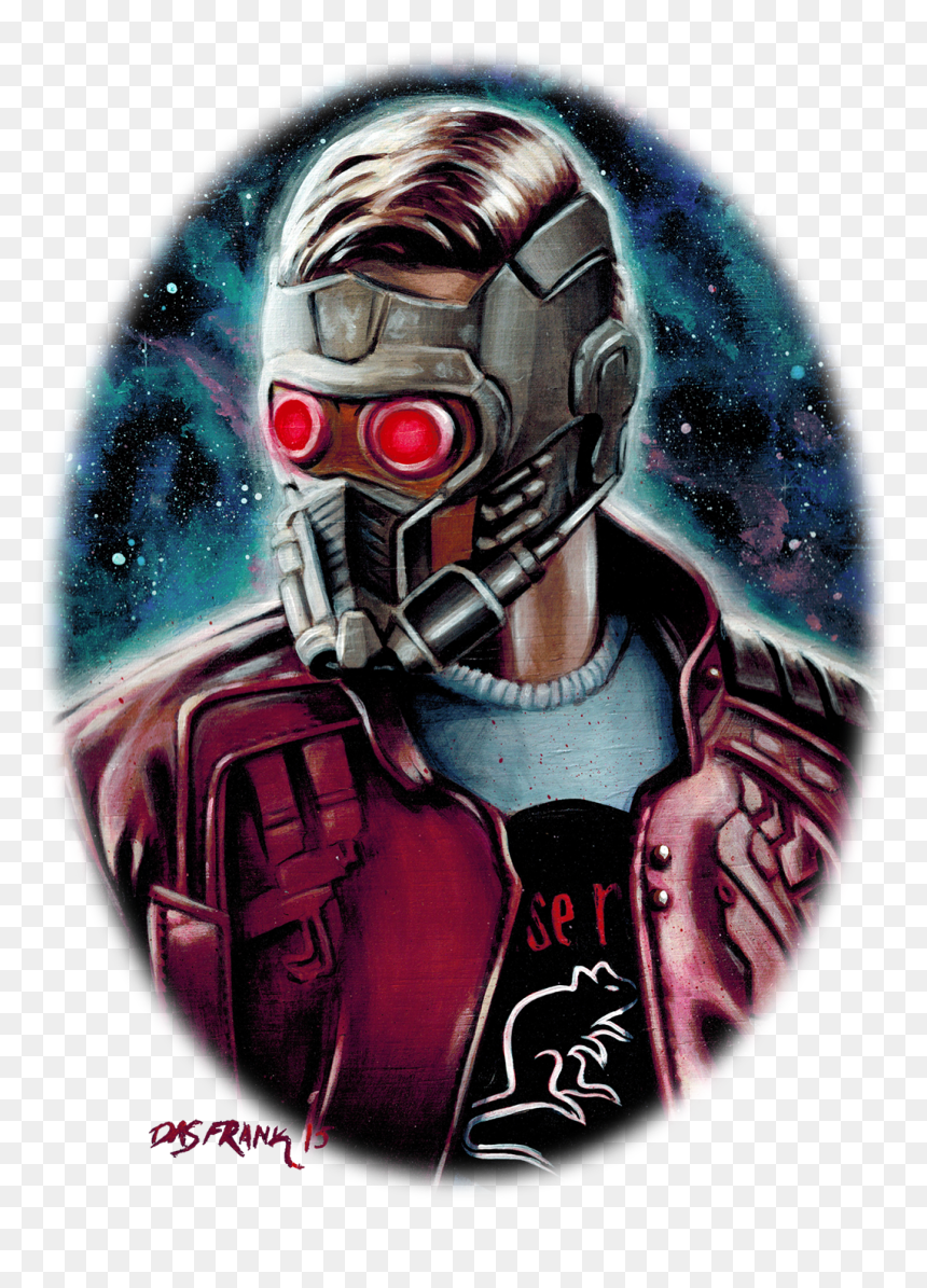 Image Of Burt Macklin, Starlord T-shirt - T-shirt, HD Png Download - starlord png