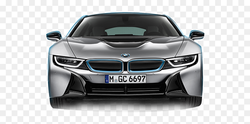 Bmwi8-face - Bmw I8 Front View, HD Png Download - bmw i8 png
