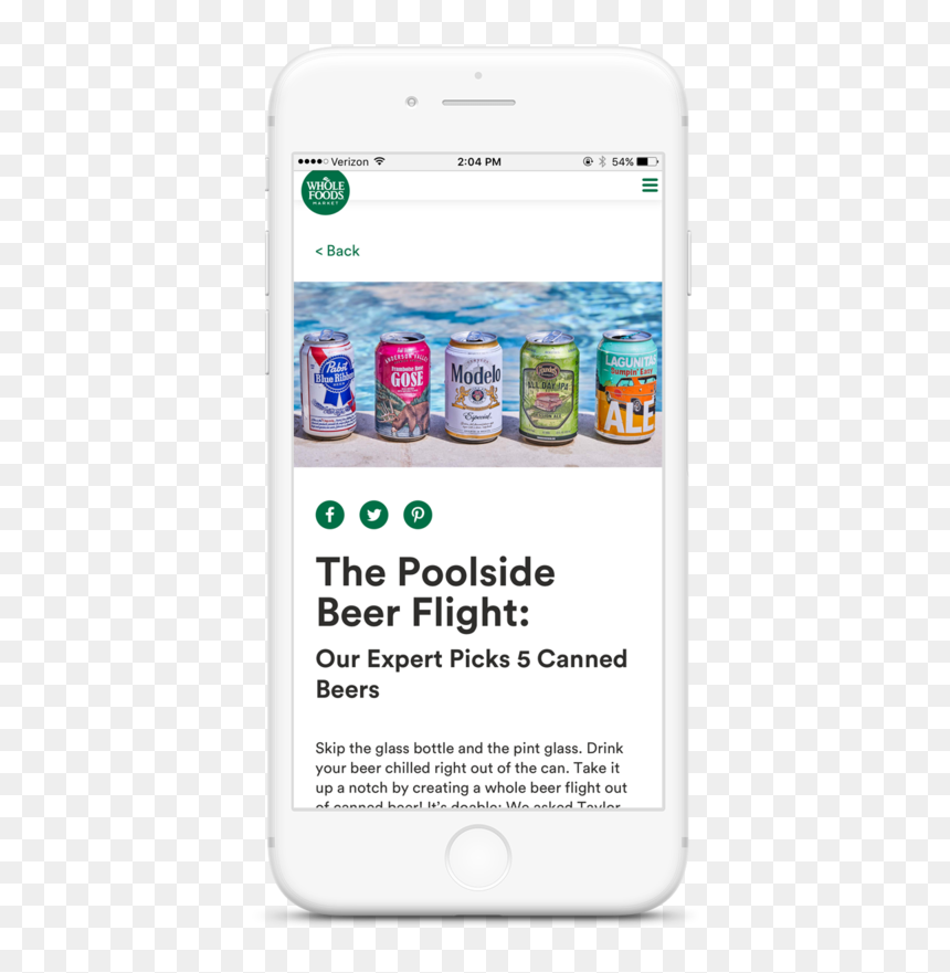 Summer Beer Article Mobile - Iphone, HD Png Download - modelo beer png