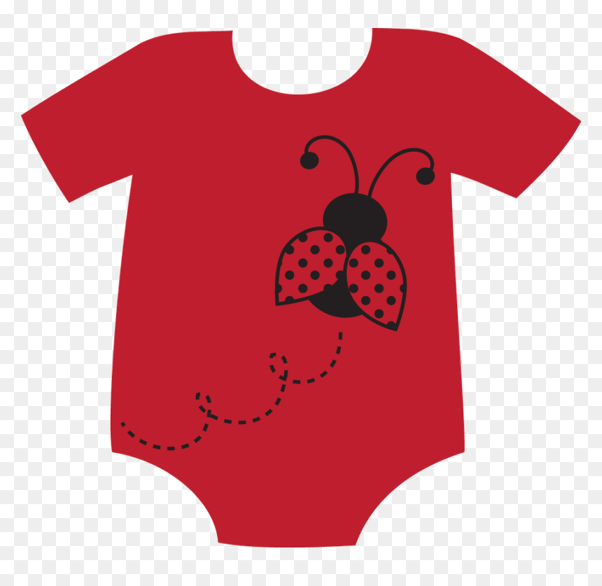 Red Clipart Baby Onesie Transparent Free - Infant, HD Png Download - baby onesie png
