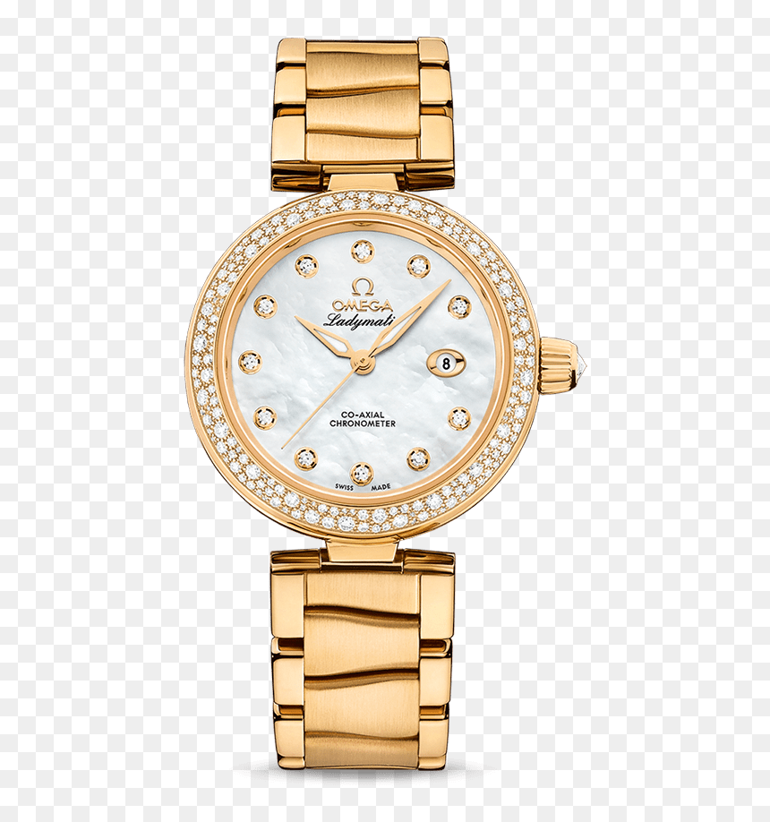 Omega Deville Ladymatic Diamond, HD Png Download - omega png