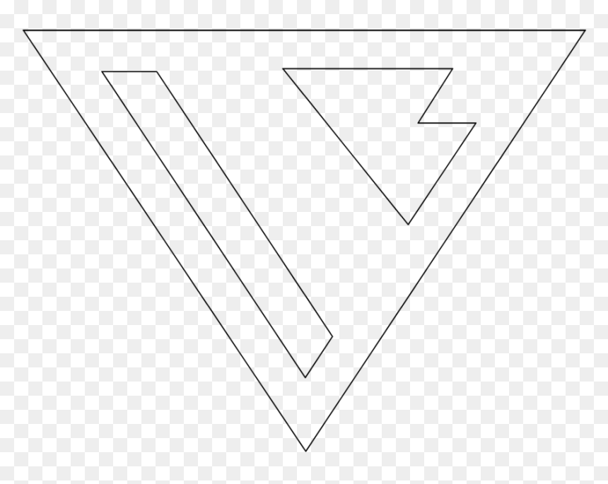 Different Sized Stars Outline Images Pictures - Triangle, HD Png Download - batman beyond png