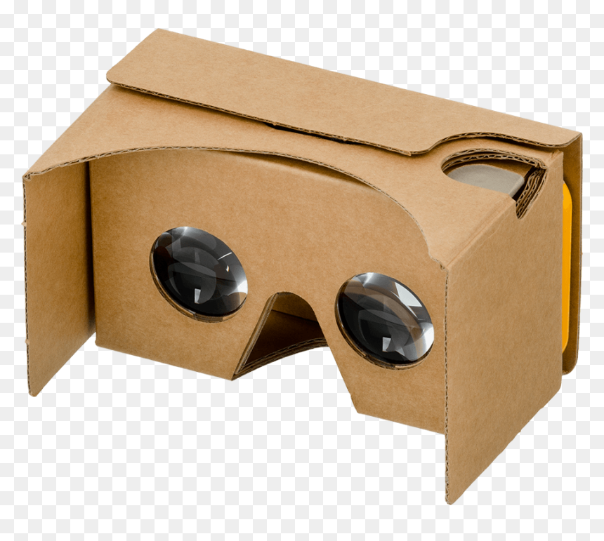 Vr Device Google Cardboard - Google Cardboard, HD Png Download - cardboard png