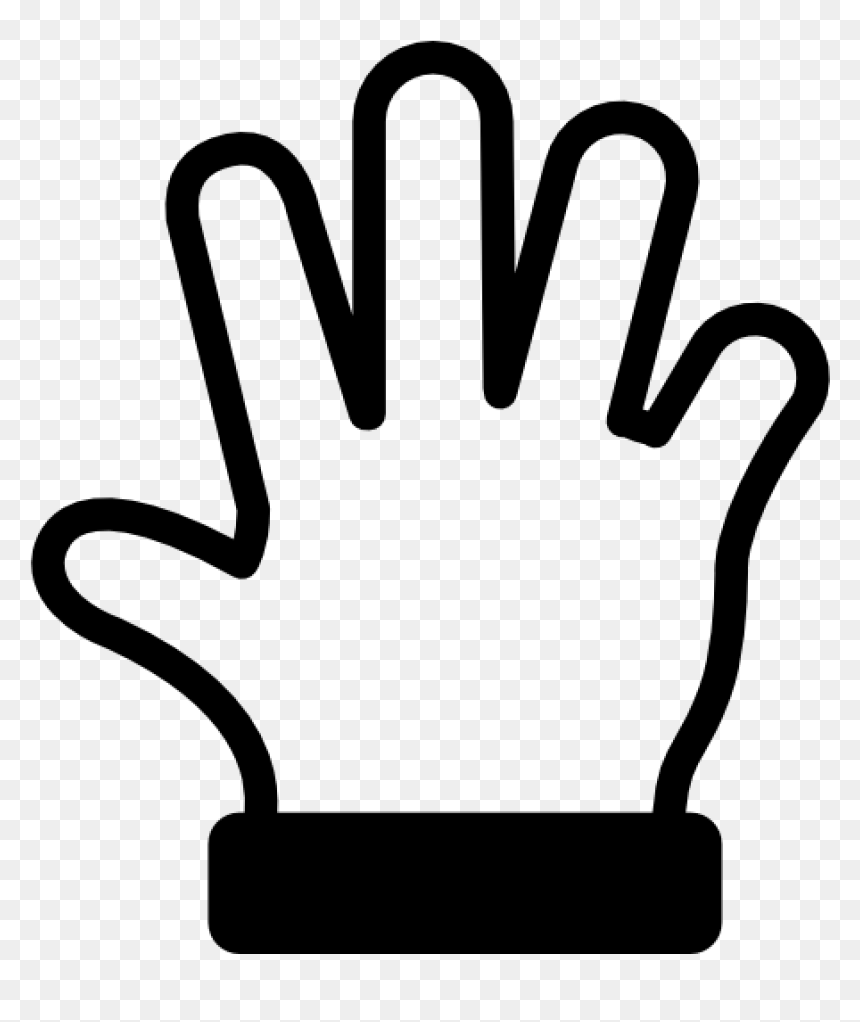 Transparent Crown Outline Png - Outline Image Of Hand, Png Download - crown outline png
