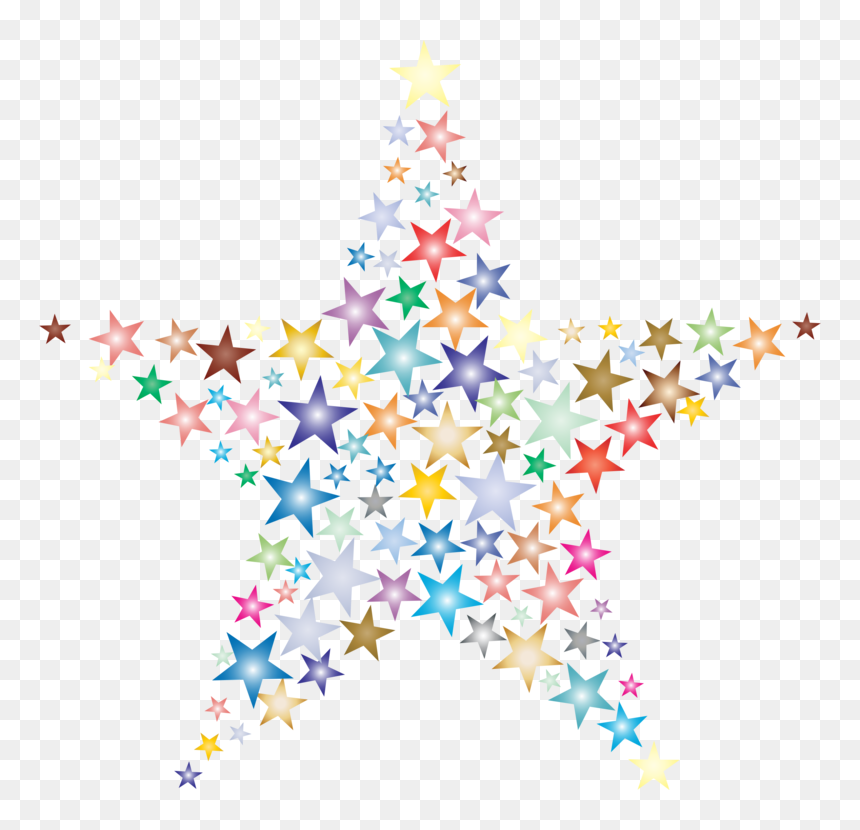 Fir,christmas Decoration,star - Clip Art, HD Png Download - christmas star png