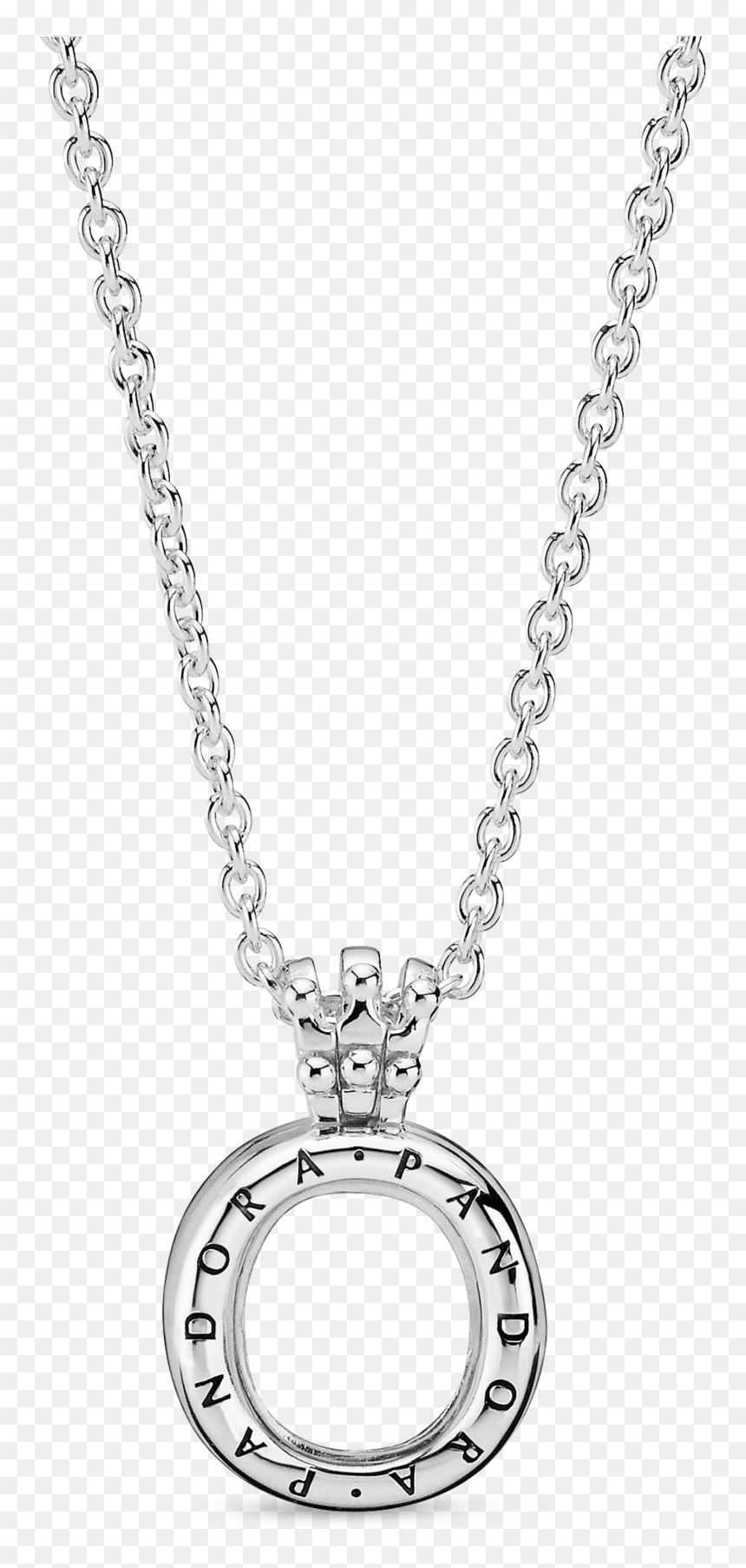 Pandora - Title - Tag - Pandora Lockets Crown O Necklace, HD Png Download - pandora png