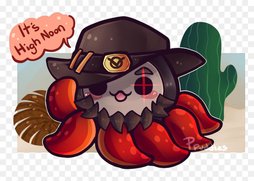 “pachimari Mccree For Pachimarchi - Illustration, HD Png Download - mcree png