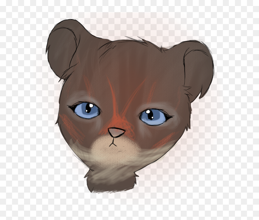 Whiskers Kitten Snout Paw Eye - Illustration, HD Png Download - cat whiskers png