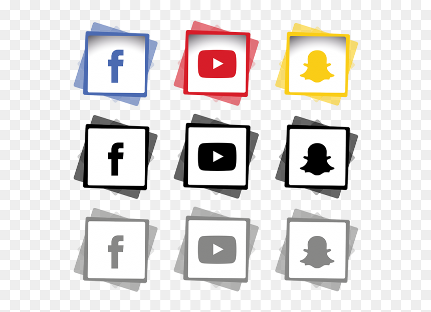 Icons Set Icon Png - Social Media Icons Png File, Transparent Png - linked in icon png