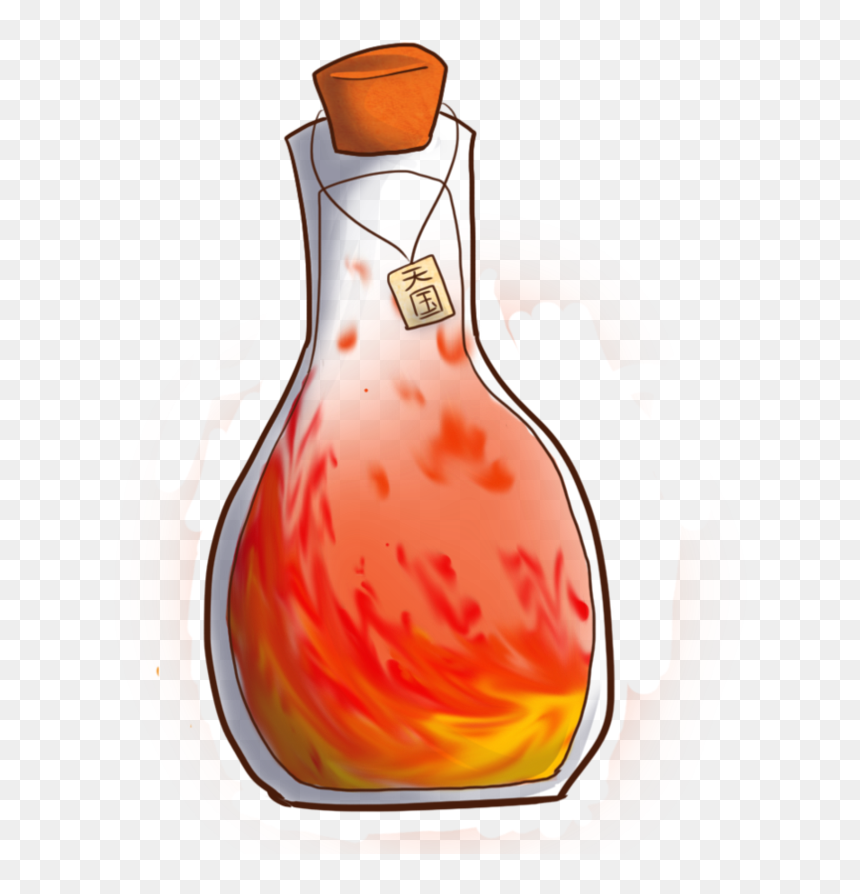 Bottled Fire Stocked By Dj Bluehkitteh On - Fire Vial Png, Transparent Png - vial png