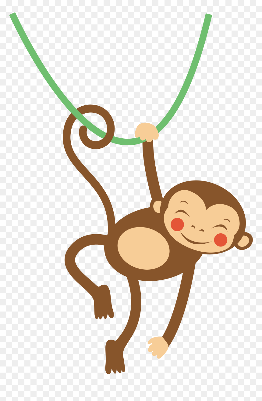 Monkey Cartoon Clip Art Letter Animal Star , Png Download, Transparent Png - cartoon star png