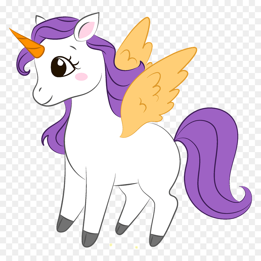 Unicorn Clipart - Cartoon, HD Png Download - unicorn clipart png