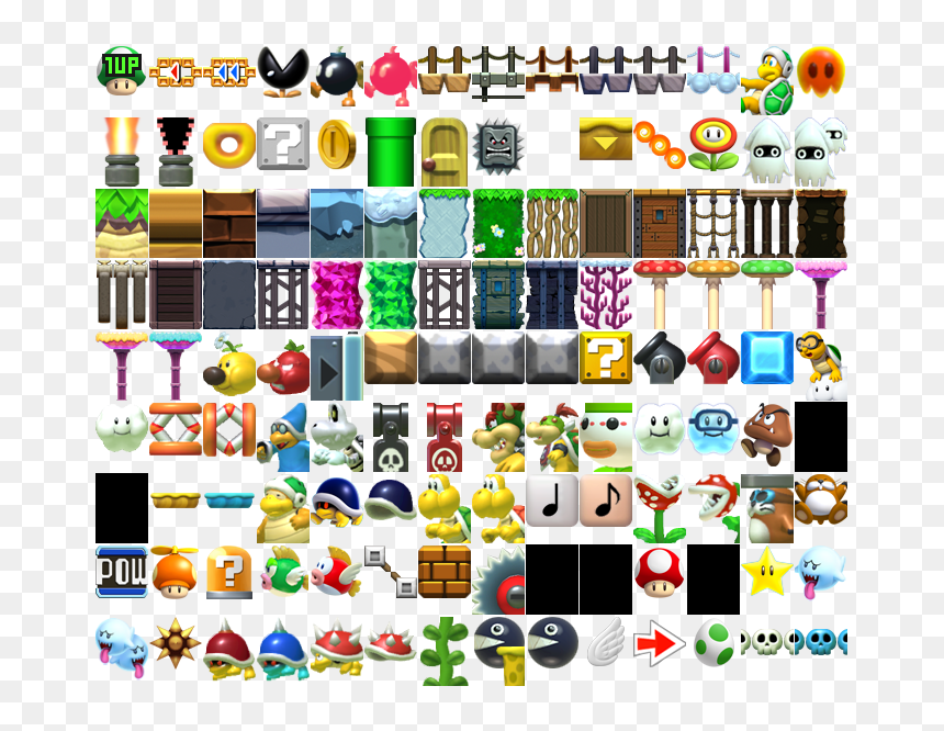 Nsmbu Block , Png Download, Transparent Png - mario block png