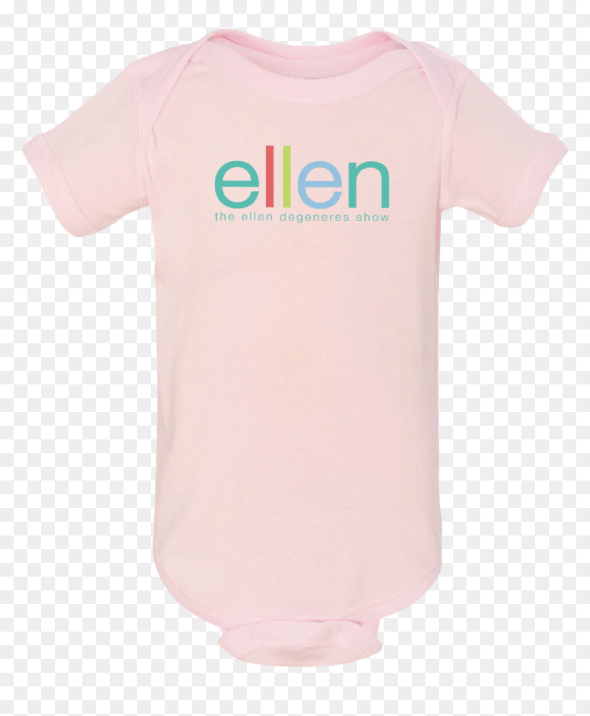 Ellen Show Baby Onesie-pink , Png Download - Active Shirt, Transparent Png - baby onesie png