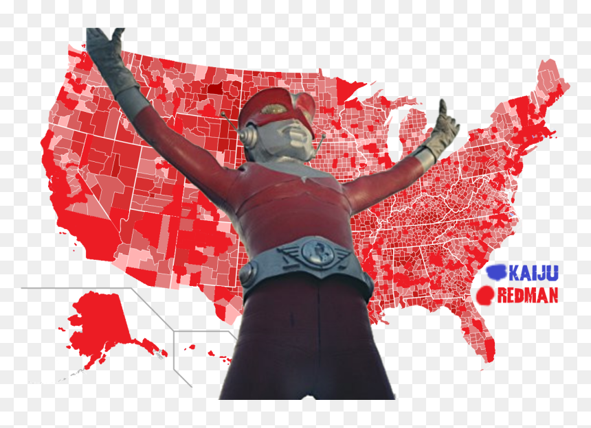 Kaiju Redman Red Illustration Graphic Design - Cell Phone Data Social Distancing, HD Png Download - jeb bush png
