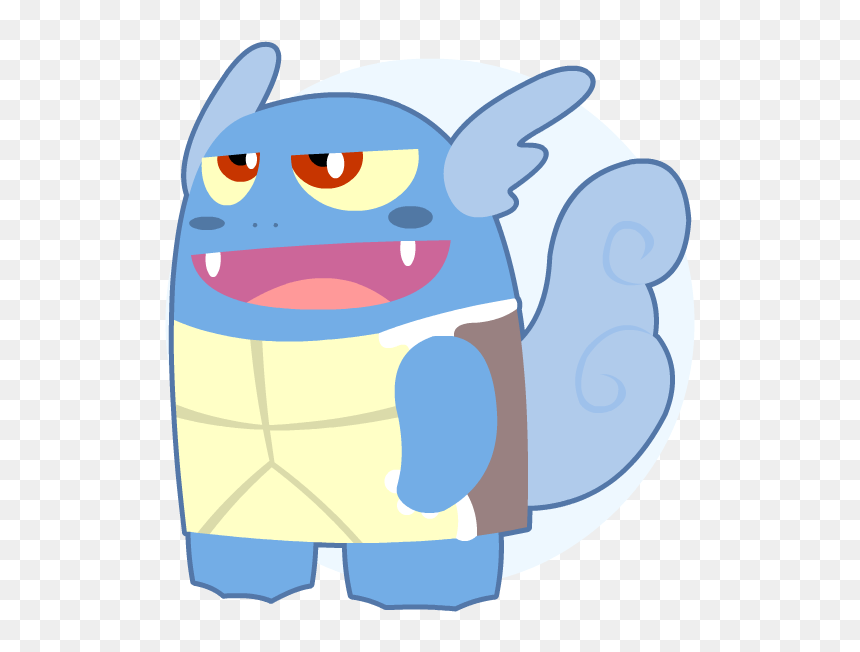 Wartortle - Cartoon, HD Png Download - wartortle png